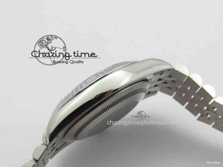 MiroTime 0514 EasyCare DateJust II 41mm BP Maker Best Edition White MOP Diamonds Dial On New Version Jubilee Bracelet A 3625